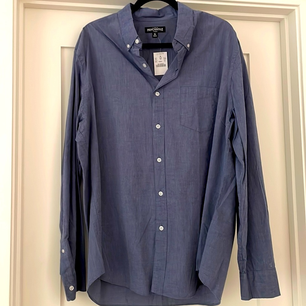 J. Crew Mercantile Flex Casual Button-down Shirt, NWT, Size XL
